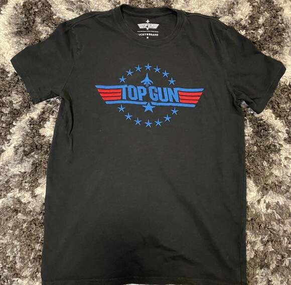 Lucky Brand Other - Lucky Brand Men's Top Gun Stars & Stripes Circle Logo T-Shirt
